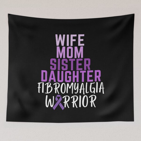 Item preview, Wife Mom Sister Daughter Fibromyalgia Warrior designed and sold by SunfullyYours.