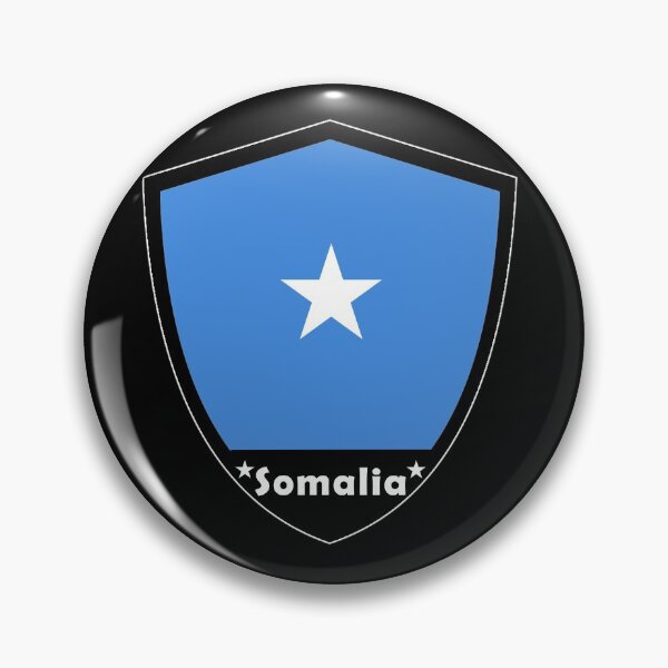 Item preview, Somalia Flag Badge designed and sold by Gina-Driada.