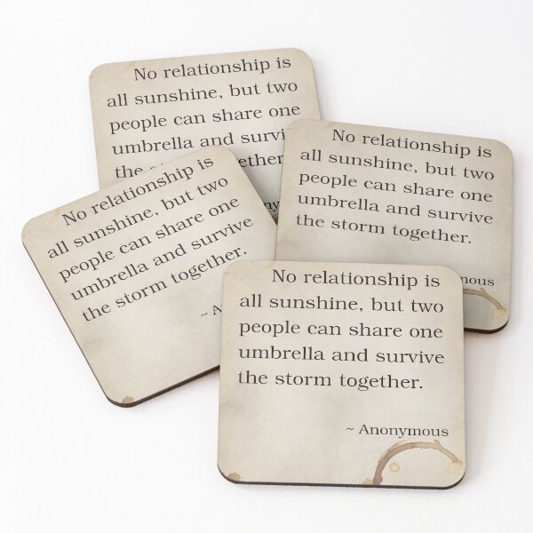 Item preview, Anonymous Quote Inspirational Saying Beautiful Beauty Relationship Couple Love Mental Health designed and sold by OnHeathAndMoor.