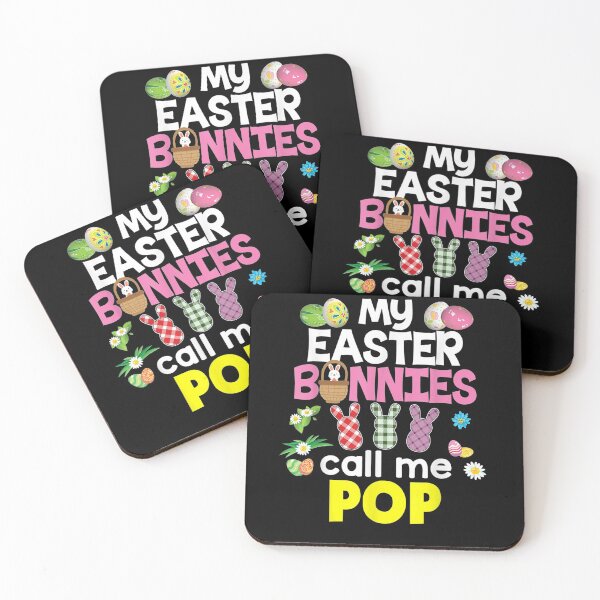 Item preview, My Easter Bunnies Call Me Pop Bunny Family Egg Hunt Lovely  designed and sold by mylahKristian.