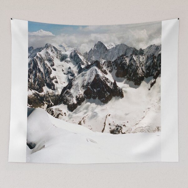 Aperçu de l'œuvre Chamonix Aiguille du Midi Massif du Mont Blanc Alpes Françaises France créée et vendue par AndyEvansPhotos.