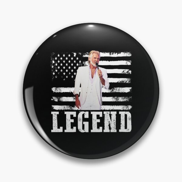 Item preview, Distressed American Flag Name Music Kenny Rogers Legend designed and sold by IslaKhan.