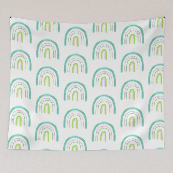 Item preview, greeny pinky rainbow designed and sold by Jpeachdesigns.