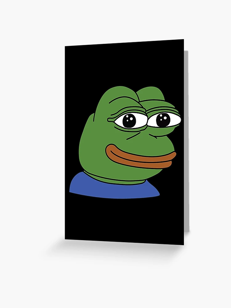 Pepega -Funny Emoji | Greeting Card