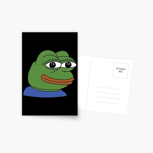 Pepega -Twitch Emote Postcard for Sale by renukabrc