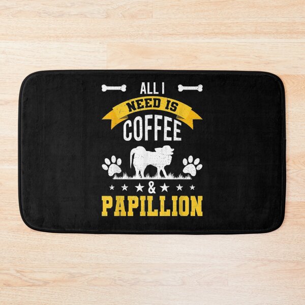 Item preview, I Need Coffee And Papillion Dog Lover  designed and sold by mylahKristian.
