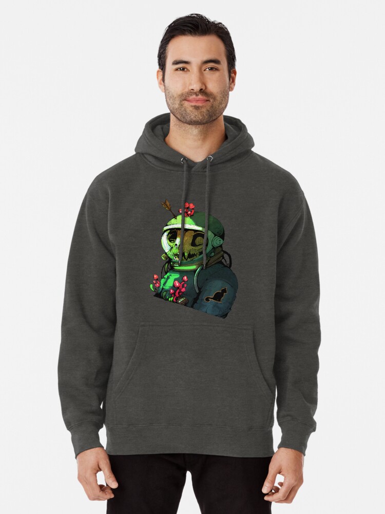 Space Cat Pullover Hoodie for Sale by WOLFSKULLJACK Redbubble