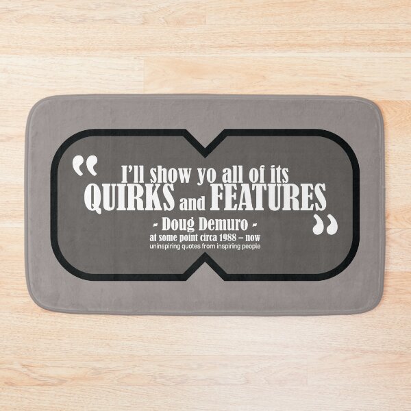 Item preview, Quirks and Features - Doug Demuro designed and sold by artColourized.