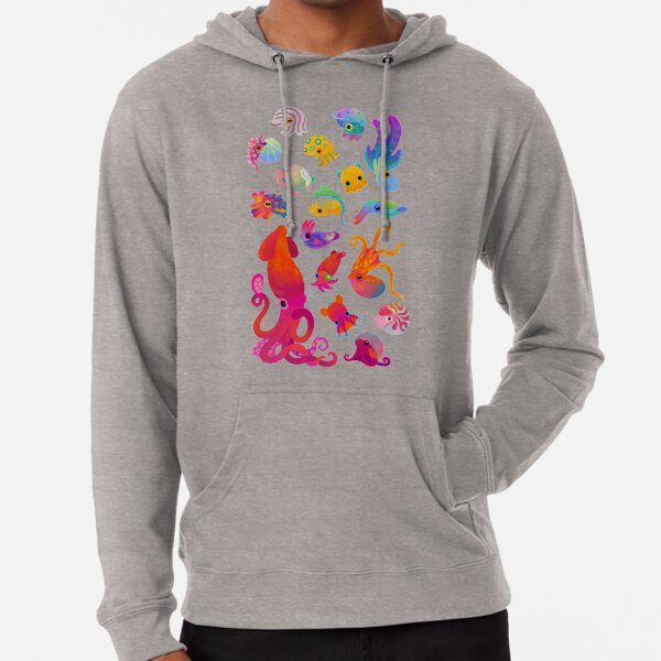 Kopffüßer Leichter Hoodie