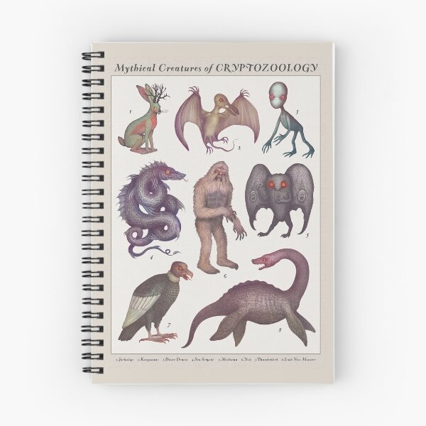 Item preview, Mythical Creatures of Cryptozoology designed and sold by Cabinet Of Curiosities by Vlad.