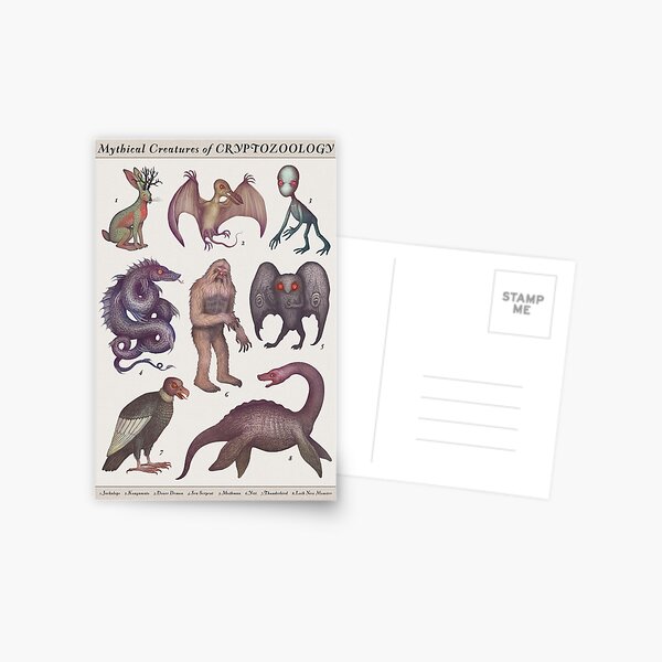Item preview, Mythical Creatures of Cryptozoology designed and sold by Cabinet Of Curiosities by Vlad.