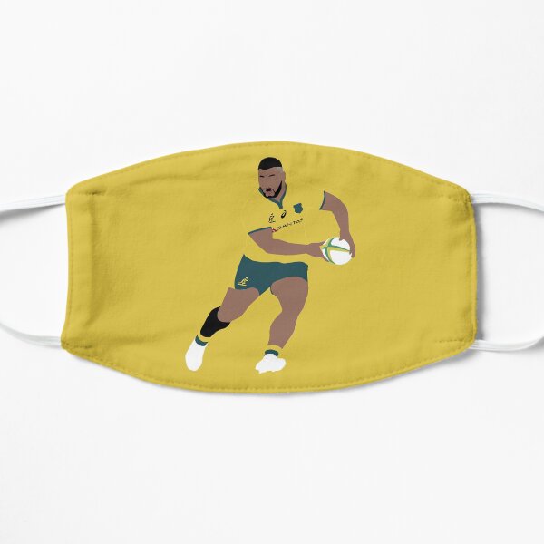 Taniela Tupou Wallabies rugby Flat Mask