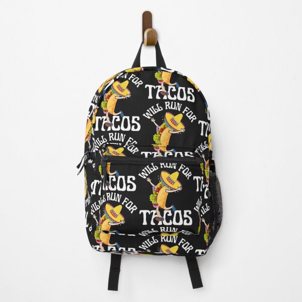 Item preview, WILL RUN FOR TACOS, FUNNY TACOS, KEEP FIT TACOS, designed and sold by R B Chrystal.