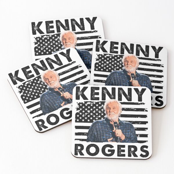 Item preview, Retro American Flag Kenny Rogers Music Gift designed and sold by IslaKhan.
