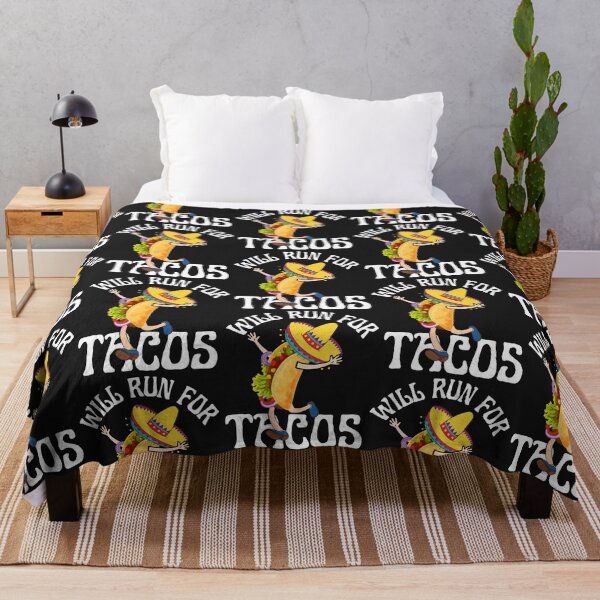 Item preview, WILL RUN FOR TACOS, FUNNY TACOS, KEEP FIT TACOS, designed and sold by R B Chrystal.