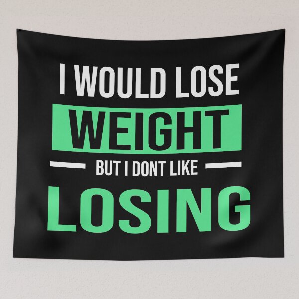 Item preview, i would lose weight but i dont like losing-funny diet quote designed and sold by joy4shirt.