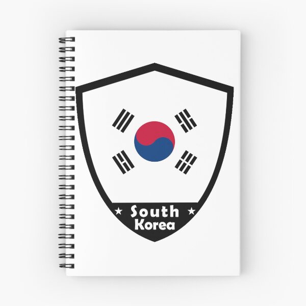 Artikelvorschau, Südkorea-Flaggenabzeichen entworfen und verkauft von Gina-Driada.