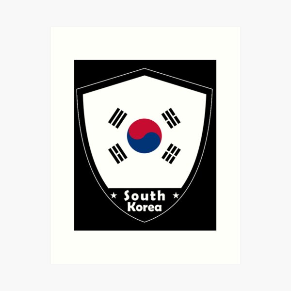 Artikelvorschau, Südkorea-Flaggenabzeichen entworfen und verkauft von Gina-Driada.