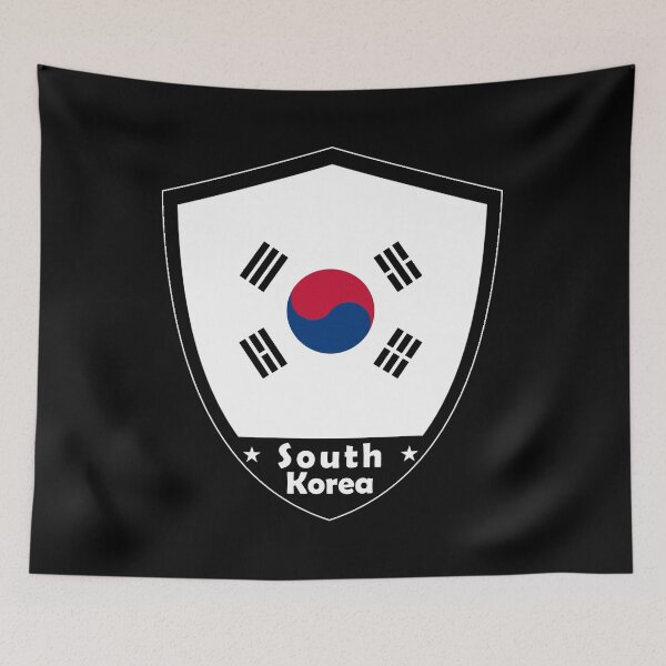 Artikelvorschau, Südkorea-Flaggenabzeichen entworfen und verkauft von Gina-Driada.