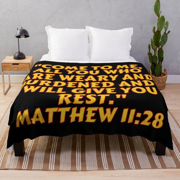 Item preview, Bible Verse Matthew 11:28 designed and sold by Prayingwarrior.