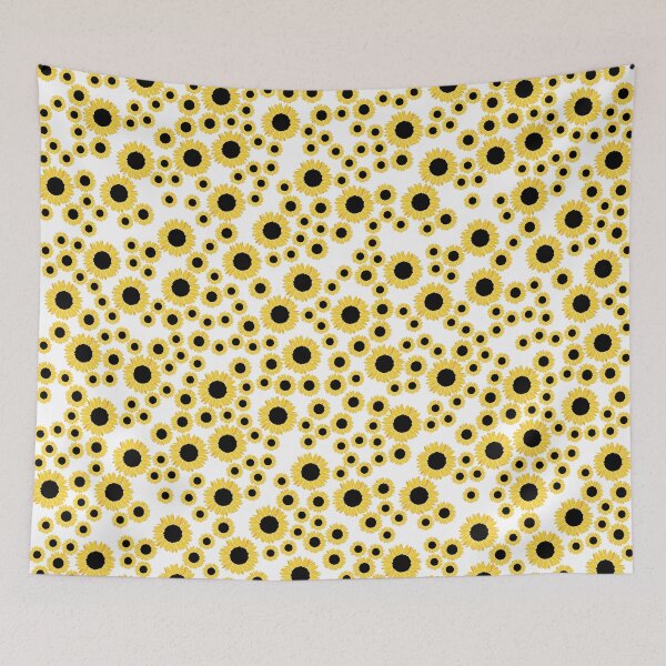 Item preview, Cute Sunflowers print - cute floral pattern designed and sold by kapotka.