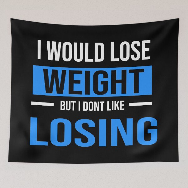 Item preview, i would lose weight but i dont like losing-funny diet quote designed and sold by joy4shirt.