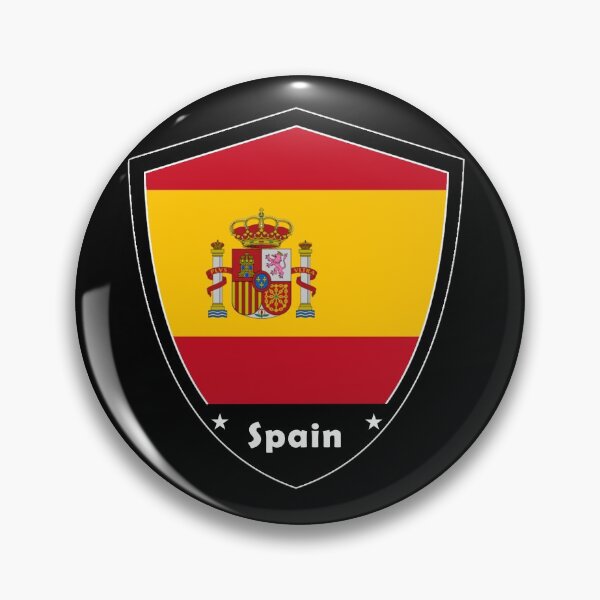 Artikelvorschau, Spanien Flaggenabzeichen entworfen und verkauft von Gina-Driada.