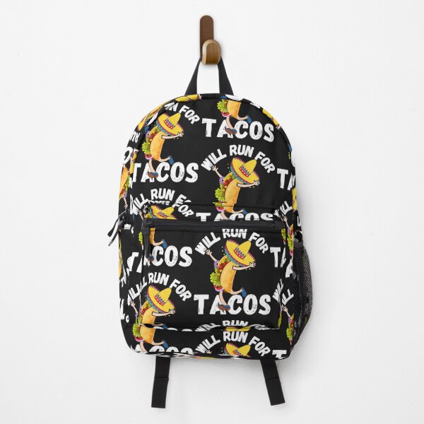 Item preview, WILL RUN FOR TACOS, FUNNY TACOS, KEEP FIT TACOS, designed and sold by R B Chrystal.