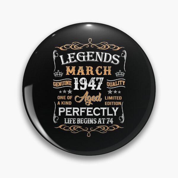 Item preview, March 1947 74th Birthday Gift 74 Years Of Being Awesome  designed and sold by saigeorion.