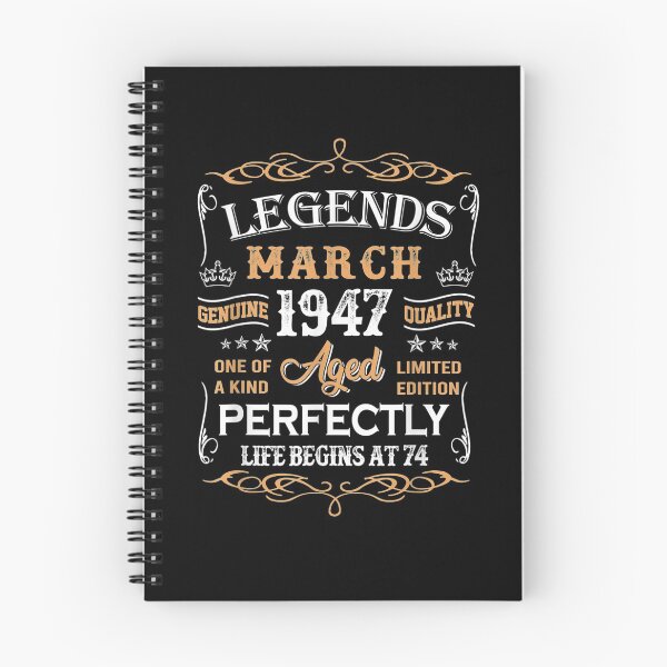 Item preview, March 1947 74th Birthday Gift 74 Years Of Being Awesome  designed and sold by saigeorion.