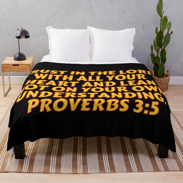 Item preview, Bible Verse Proverbs 3:5 designed and sold by Prayingwarrior.
