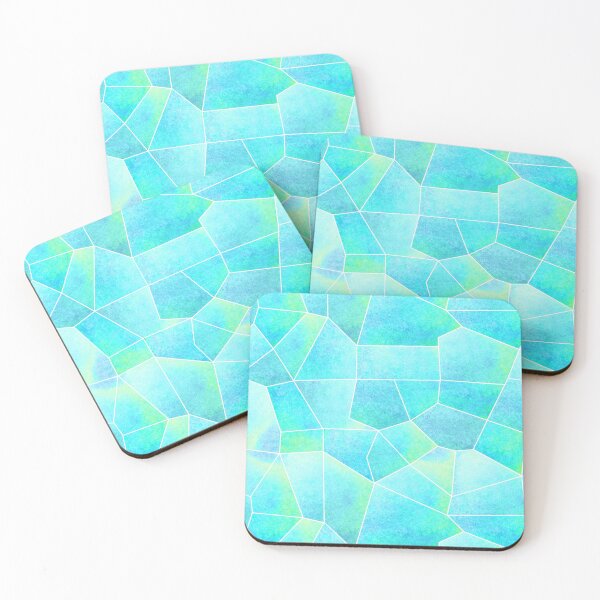 Item preview, Gradient Facets // Turquoise designed and sold by The Wellington Boot.