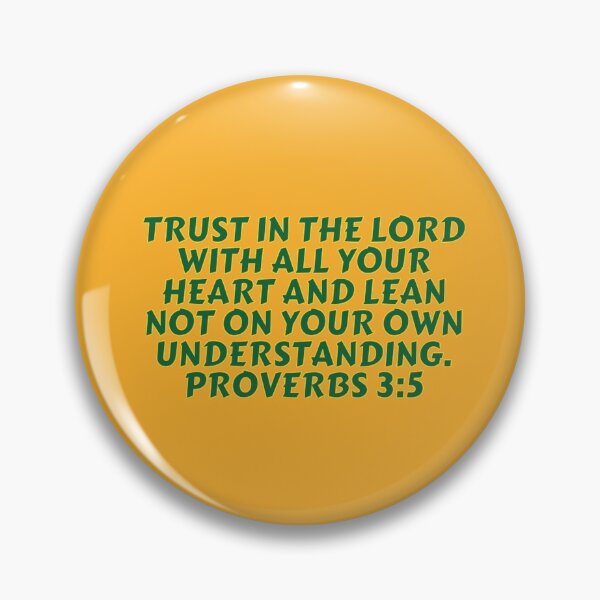 Item preview, Bible Verse Proverbs 3:5 designed and sold by Prayingwarrior.