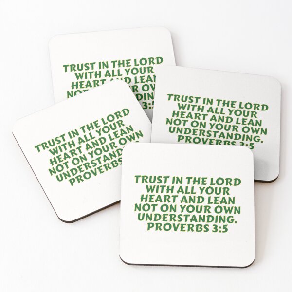 Item preview, Bible Verse Proverbs 3:5 designed and sold by Prayingwarrior.