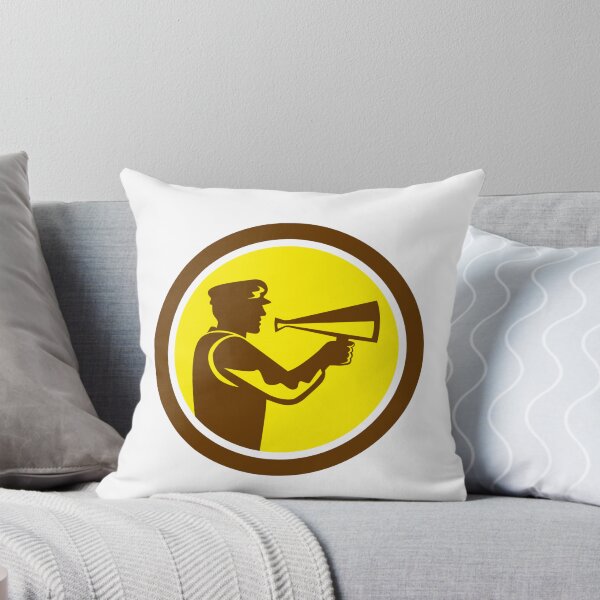 Item preview, Movie Director Bullhorn Side Circle Retro designed and sold by patrimonio.