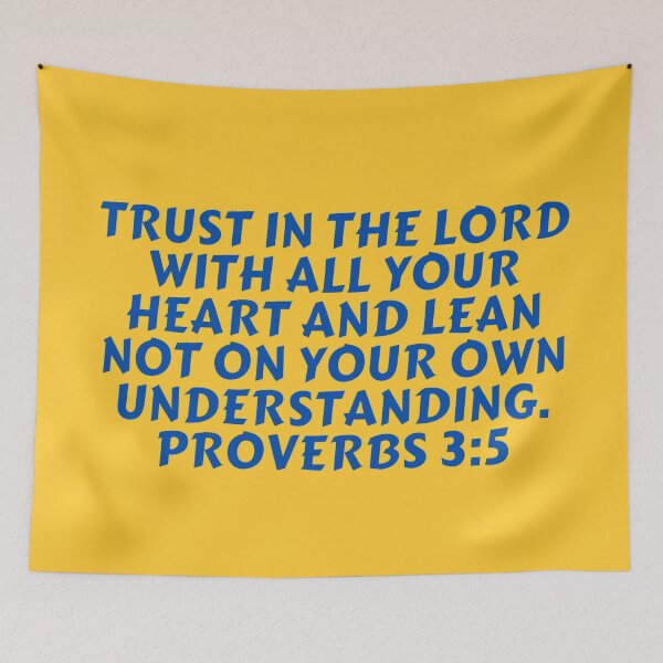 Item preview, Bible Verse Proverbs 3:5 designed and sold by Prayingwarrior.