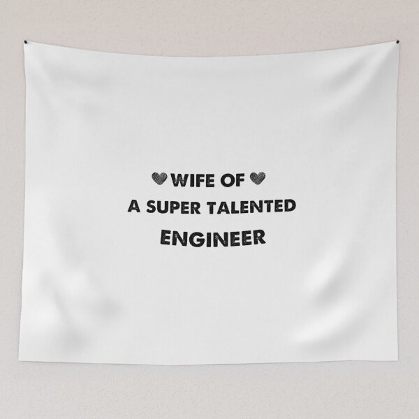 Item preview, wife of an engineer, engineer shirt, gift for mom designed and sold by blkstore.