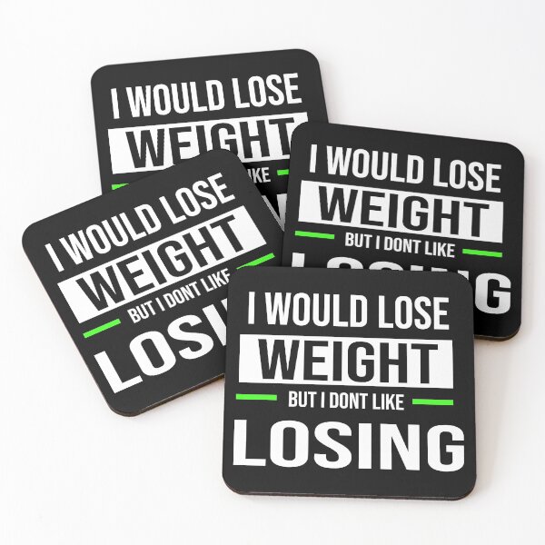 Item preview,  i would lose weight but i dont like losing-funny diet quote designed and sold by joy4shirt.