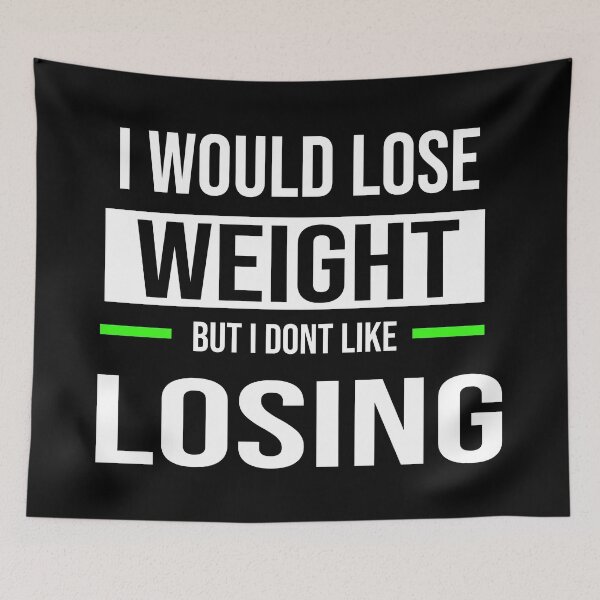 Item preview,  i would lose weight but i dont like losing-funny diet quote designed and sold by joy4shirt.