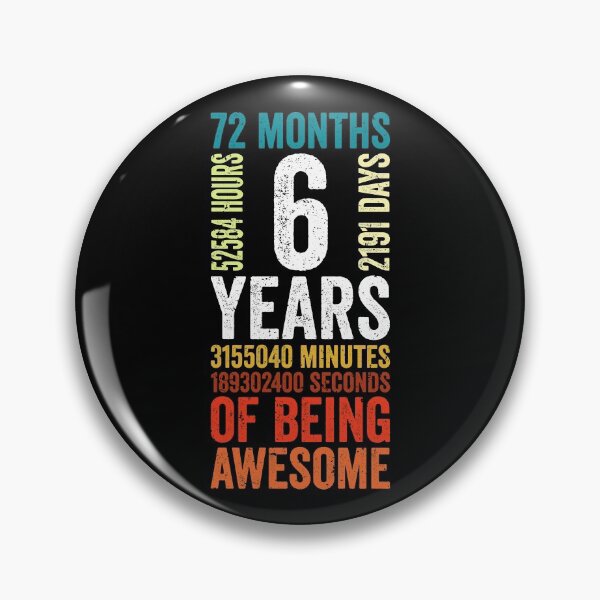 Item preview, 6th year anniversary gift, 6th wedding anniversary, kids birthday gift, gift 6 year old boy, gift 6 year old designed and sold by T-DESIGNEDZ.