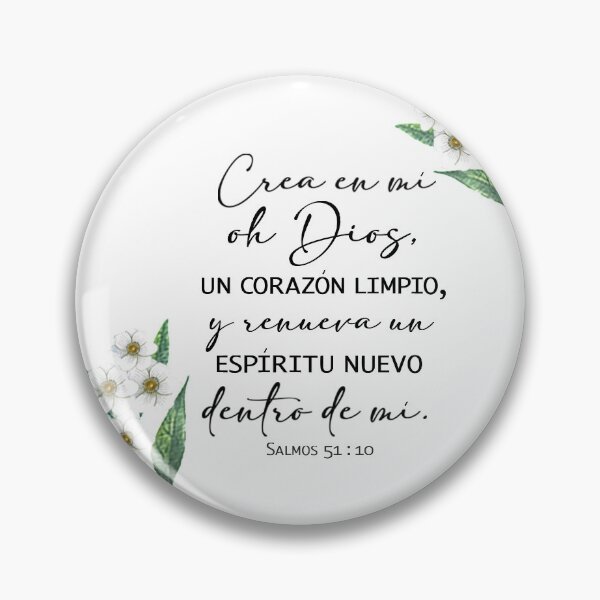 Item preview, Crea en mi oh Dios, un corazon limpio designed and sold by latiendadearyam.