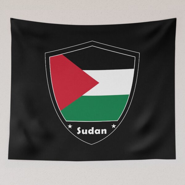Artikelvorschau, Sudan Flaggenabzeichen entworfen und verkauft von Gina-Driada.