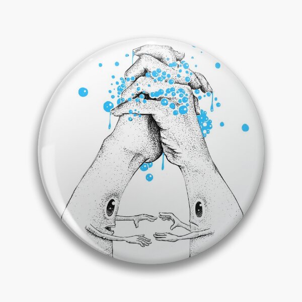 Item preview, Hand Washing & No Hugs designed and sold by TheDepsDoodles.