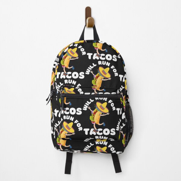 Item preview, WILL RUN FOR TACOS, FUNNY TACOS, KEEP FIT TACOS, designed and sold by R B Chrystal.