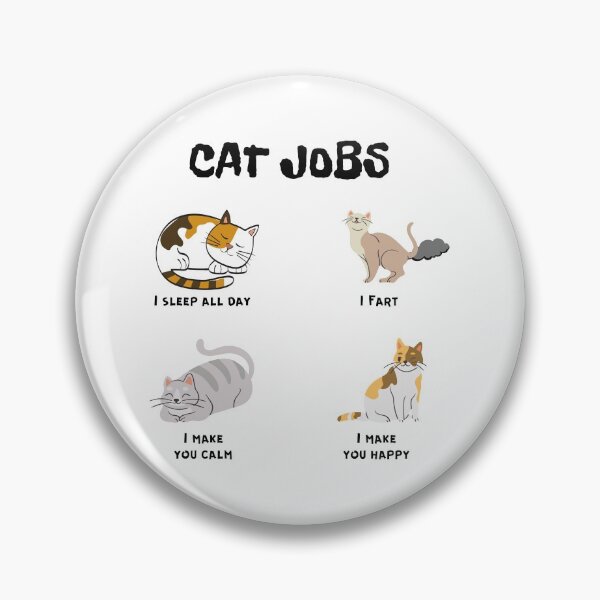 Item preview, Cat Jobs funny design designed and sold by Aedrikan.