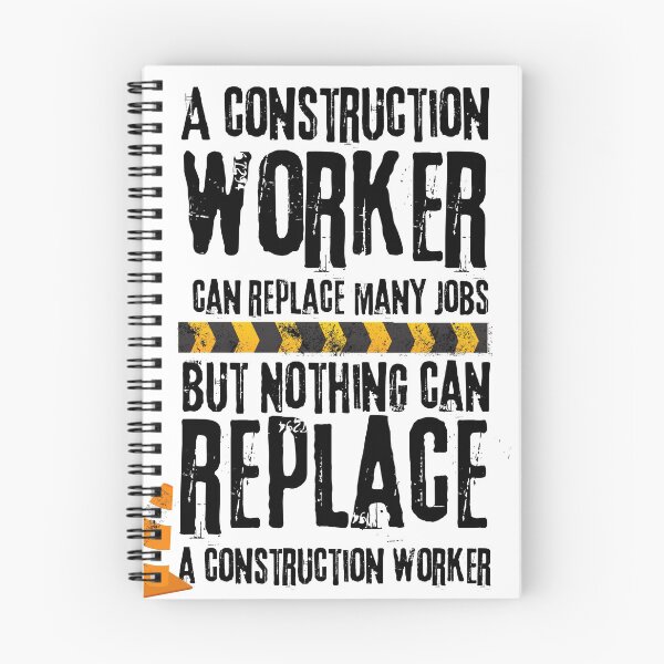 Item preview, construction worker saying designed and sold by Aedrikan.