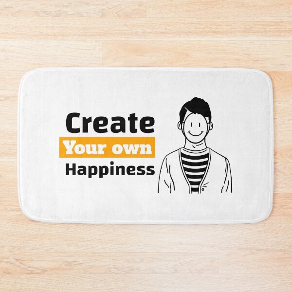 Item preview, Create Your Own Happiness - Orange Color designed and sold by ArtYoto.