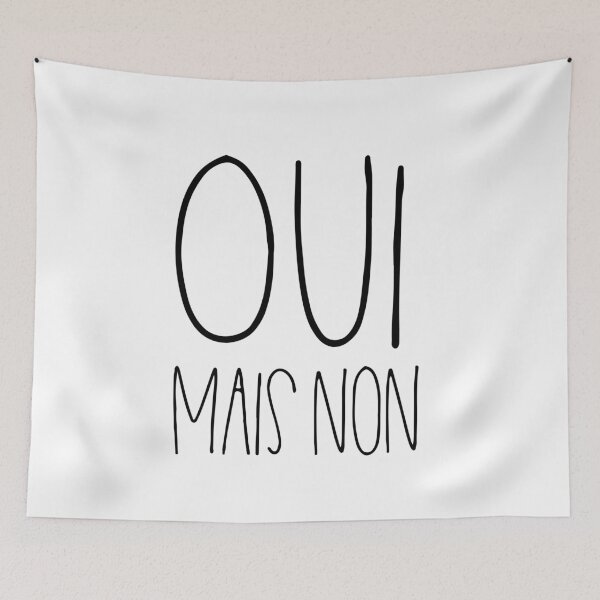 Item preview, Oui mais non designed and sold by TheLemonBox.