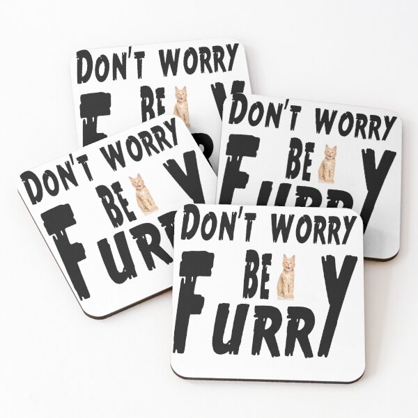 Item preview, Don't worry be furry.sticker designed and sold by khodjaikram20.
