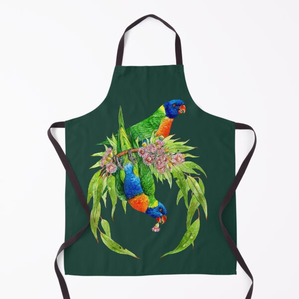 Item preview, Rainbow Lorikeets Native Wreath designed and sold by Pip Tacla.